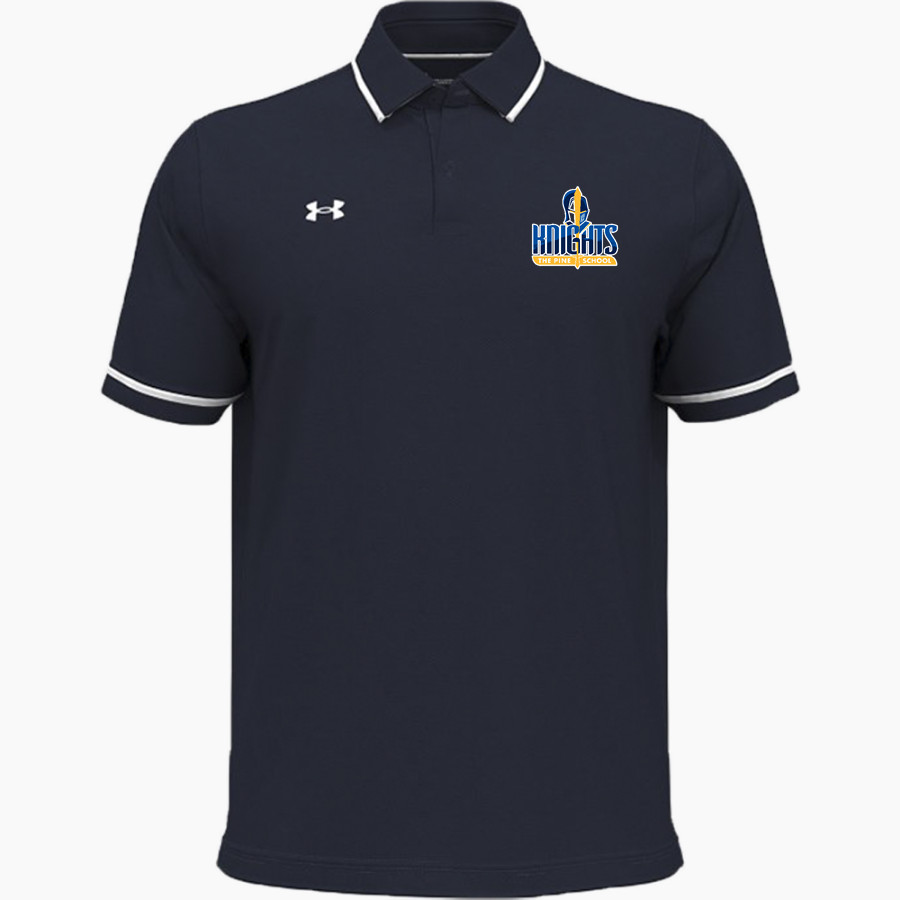 The Pine School Official Online Store UA Men's Team Tipped Polo