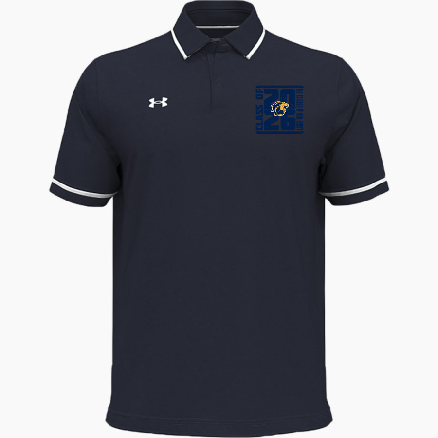 THE COLLEGE OF NEW JERSEY LIONS <span class="pdp-name-mascot">THE COLLEGE OF NEW JERSEY LIONS</span> UA Men's Team Tipped Polo