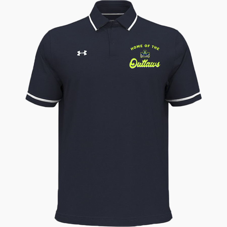 Ocean State Outlaws Outlaws <span class="pdp-name-mascot">Ocean State Outlaws</span> UA Men's Team Tipped Polo