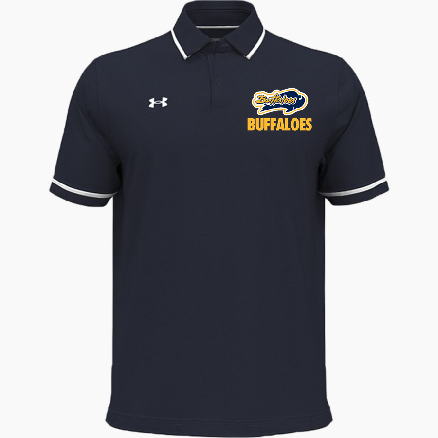 Elm Creek Buffaloes <span class="pdp-name-mascot">Elm Creek Buffaloes</span> UA Men's Team Tipped Polo