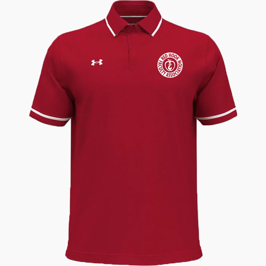 Red Hook Faculty Association RHFA UA Men's Team Tipped Polo