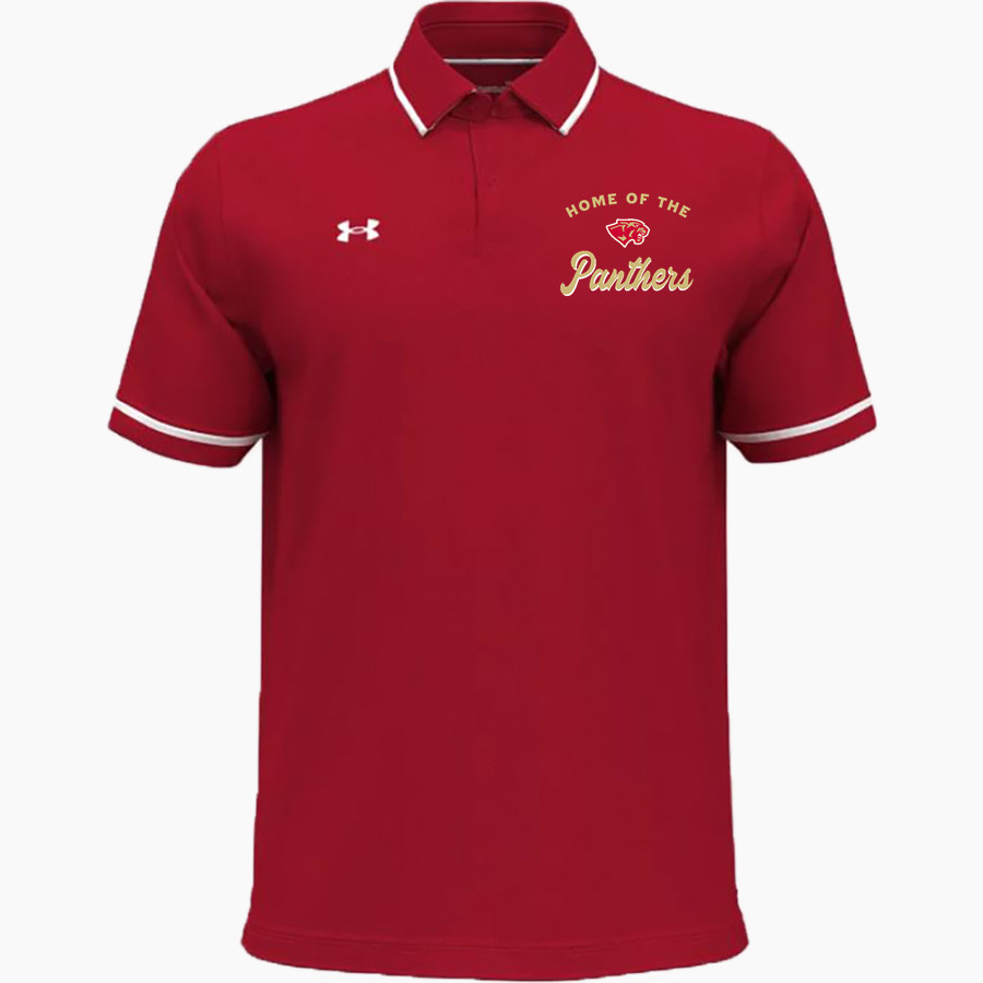 CANEY CREEK HIGH SCHOOL PANTHERS UA Men's Team Tipped Polo