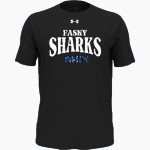 French-American School of New York - Online Store <span class="pdp-name-mascot">French-American School Sharks</span> UA Youth Team Tech Short Sleeve T-Shirt Front Thumbnail