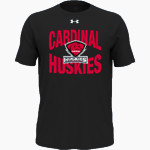 CARDINAL HIGH SCHOOL HUSKIES UA Youth Team Tech Short Sleeve T-Shirt Front Thumbnail
