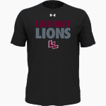 LOCKHART HIGH SCHOOL LIONS <span class="pdp-name-mascot">LOCKHART LIONS</span> UA Youth Team Tech Short Sleeve T-Shirt Front Thumbnail