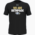 BETHPAGE HIGH SCHOOL GOLDEN EAGLES <span class="pdp-name-mascot">BETHPAGE GOLDEN EAGLES</span> UA Youth Team Tech Short Sleeve T-Shirt Front Thumbnail