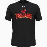 Wesleyan Trojans <span class="pdp-name-mascot">Wesleyan Christian Academy Trojans</span> UA Youth Team Tech Short Sleeve T-Shirt Front Thumbnail