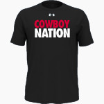 CLARION-GOLDFIELD-DOWS HIGH SCHOOL COWBOYS <span class="pdp-name-mascot">CLARION - GOLDFIELD COWBOYS</span> UA Youth Team Tech Short Sleeve T-Shirt Front Thumbnail