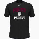 PERRY HIGH SCHOOL MAROONS UA Youth Team Tech Short Sleeve T-Shirt Front Thumbnail