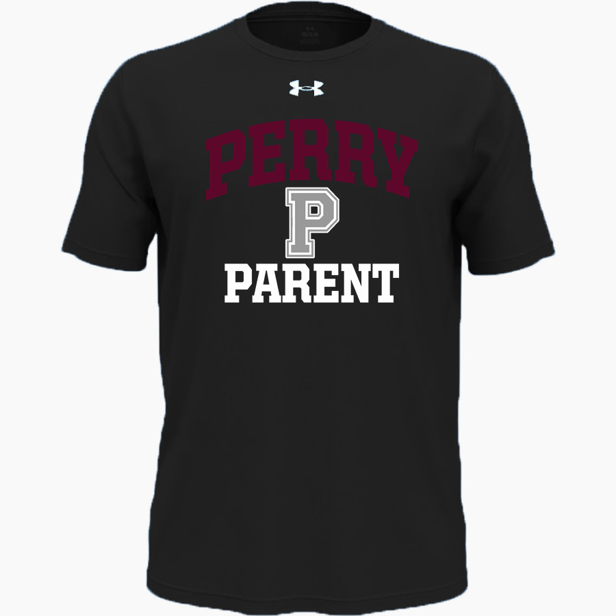 PERRY HIGH SCHOOL MAROONS UA Youth Team Tech Short Sleeve T-Shirt