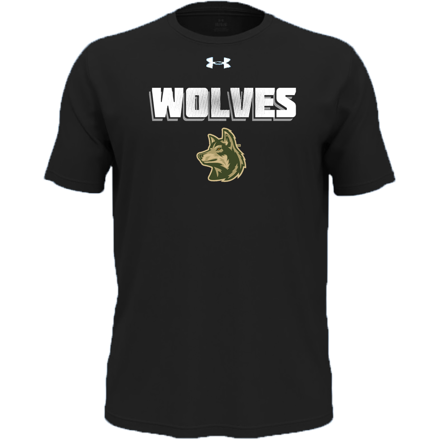 Walla Walla Wolves <span class="pdp-name-mascot">Walla Walla Wolves</span> UA Youth Team Tech Short Sleeve T-Shirt