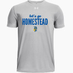 HOMESTEAD HIGH SCHOOL SPARTANS <span class="pdp-name-mascot">HOMESTEAD SPARTANS</span> UA Youth Team Tech Short Sleeve T-Shirt Front Thumbnail