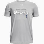 Holy Family Wildcats <span class="pdp-name-mascot">Holy Family Wildcats</span> UA Youth Team Tech Short Sleeve T-Shirt Front Thumbnail