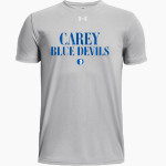 CAREY HIGH SCHOOL BLUE DEVILS <span class="pdp-name-mascot">CAREY BLUE DEVILS</span> UA Youth Team Tech Short Sleeve T-Shirt Front Thumbnail