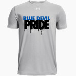 READING SENIOR HIGH SCHOOL BLUE DEVILS <span class="pdp-name-mascot">READING BLUE DEVILS</span> UA Youth Team Tech Short Sleeve T-Shirt Front Thumbnail