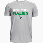 Lyle-Pacelli Athletics <span class="pdp-name-mascot">Lyle-Pacelli Lions</span> UA Youth Team Tech Short Sleeve T-Shirt Front Thumbnail