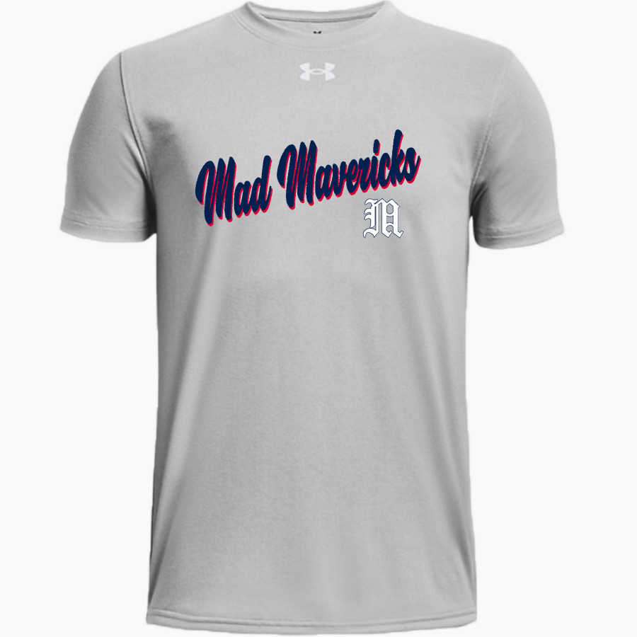 M.A.D Mavericks OFFICIAL ONLINE STORE <span class="pdp-name-mascot">Crieve Hall Youth Athletic Association Mad Mavericks</span> UA Youth Team Tech Short Sleeve T-Shirt