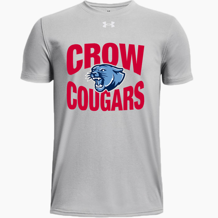 CROW HIGH SCHOOL Cougars Online Store UA Youth Team Tech Short Sleeve T-Shirt