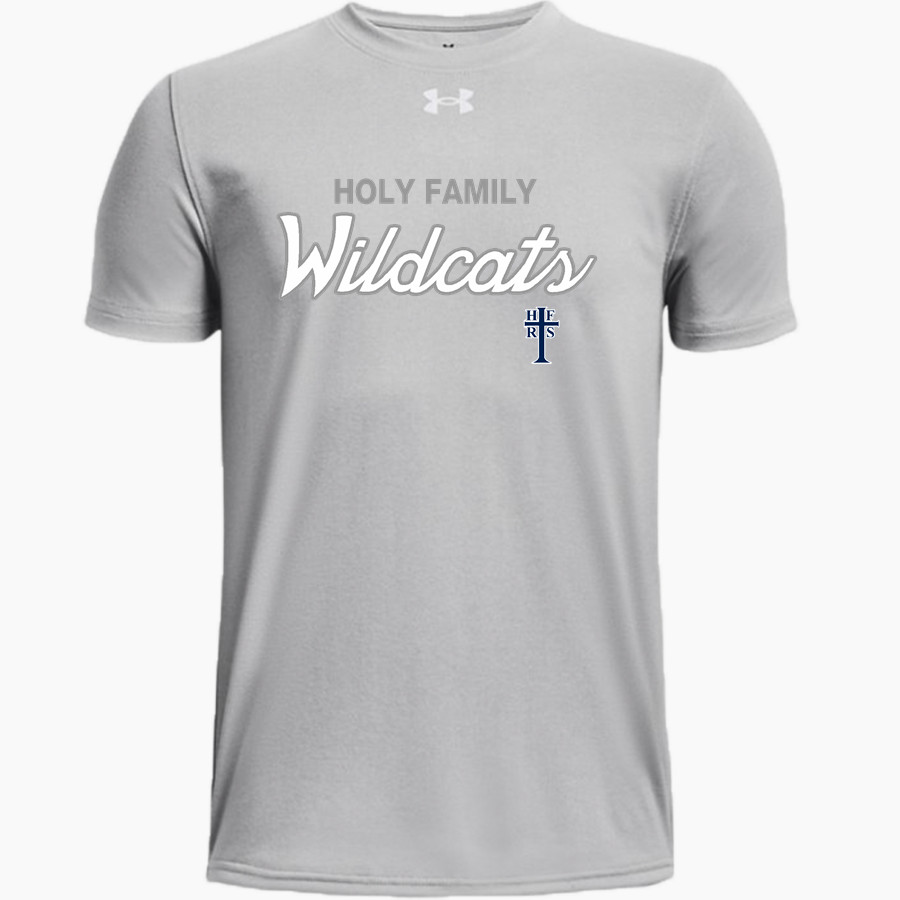 Holy Family Wildcats <span class="pdp-name-mascot">Holy Family Wildcats</span> UA Youth Team Tech Short Sleeve T-Shirt