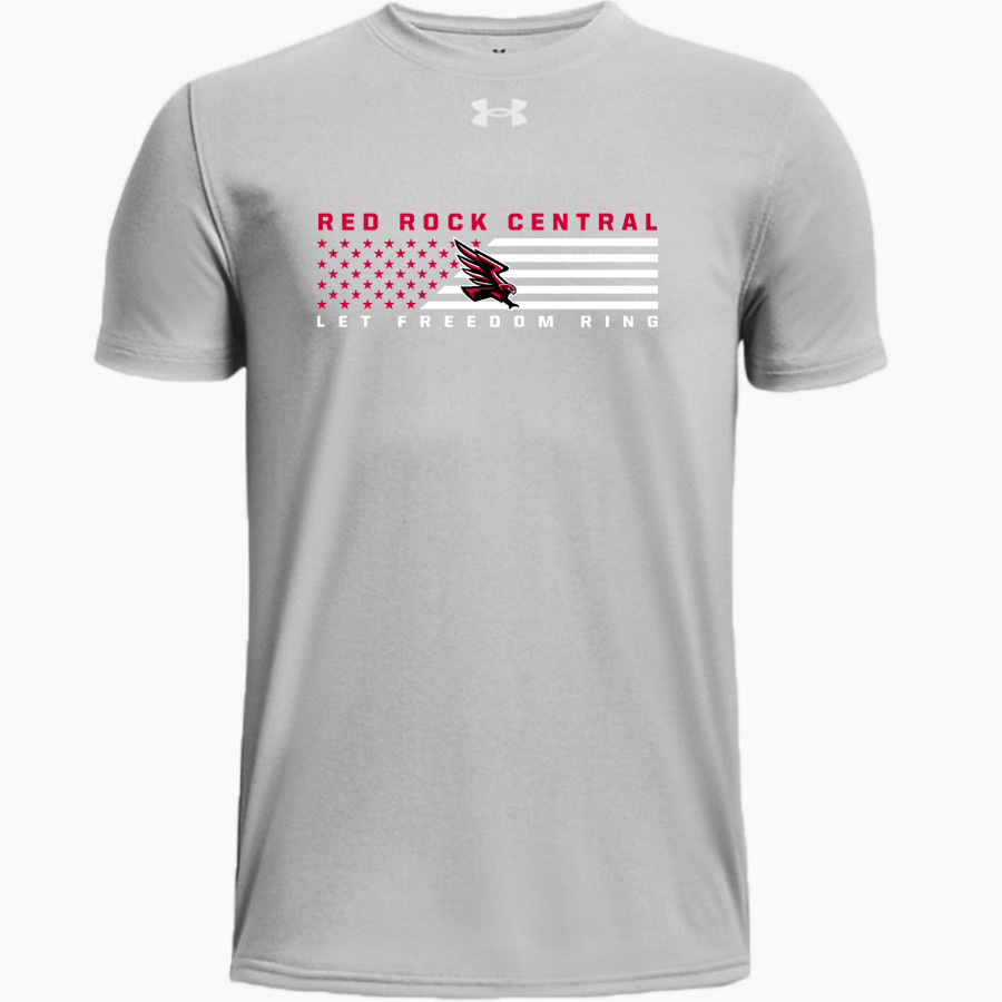 RED ROCK CENTRAL HIGH SCHOOL FALCONS <span class="pdp-name-mascot">RED ROCK FALCONS</span> UA Youth Team Tech Short Sleeve T-Shirt