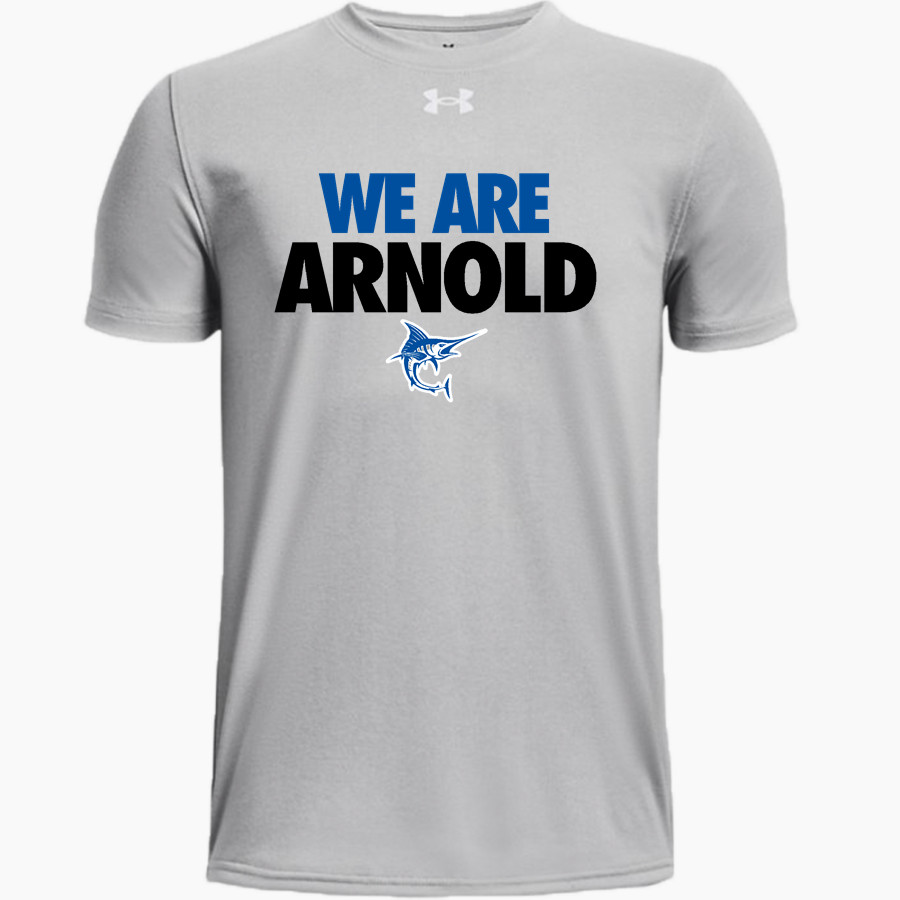 ARNOLD HIGH SCHOOL MARLINS <span class="pdp-name-mascot">ARNOLD MARLINS</span> UA Youth Team Tech Short Sleeve T-Shirt