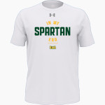St. Martin of Tours Spartans UA Youth Team Tech Short Sleeve T-Shirt Front Thumbnail