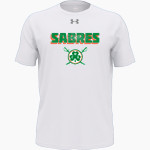 Communion of Saints School Sabres official sideline store <span class="pdp-name-mascot">Communion of Saints School Sabres</span> UA Youth Team Tech Short Sleeve T-Shirt Front Thumbnail