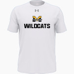 MAQUOKETA VALLEY HIGH SCHOOL WILDCATS <span class="pdp-name-mascot">MAQUOKETA VALLEY WILDCATS</span> UA Youth Team Tech Short Sleeve T-Shirt Front Thumbnail