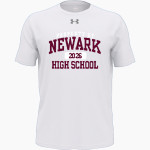 NEWARK HIGH SCHOOL REDS UA Youth Team Tech Short Sleeve T-Shirt Front Thumbnail