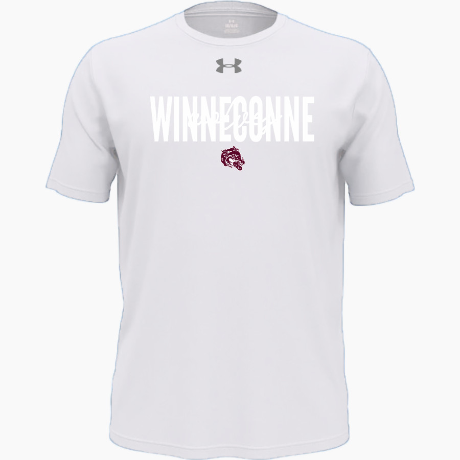 WINNECONNE HIGH SCHOOL WOLVES <span class="pdp-name-mascot">WINNECONNE WOLVES</span> UA Youth Team Tech Short Sleeve T-Shirt