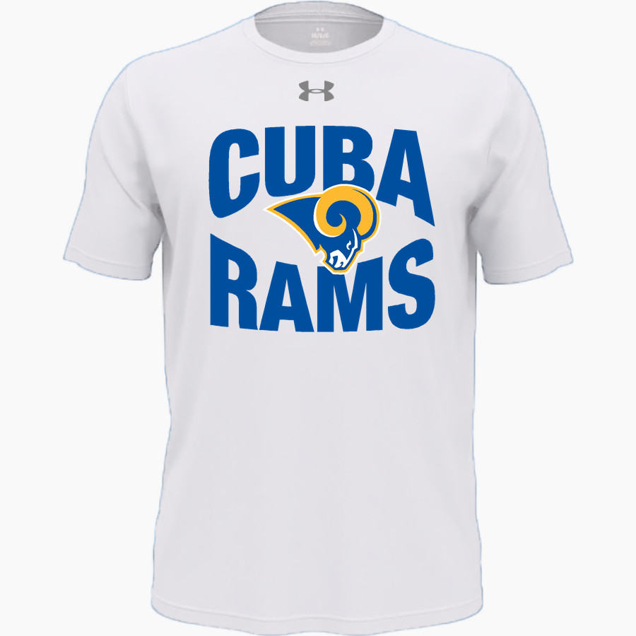 CUBA HIGH SCHOOL RAMS <span class="pdp-name-mascot">CUBA RAMS</span> UA Youth Team Tech Short Sleeve T-Shirt