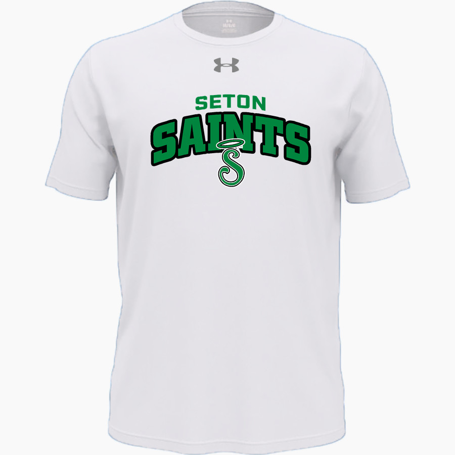 SETON HIGH SCHOOL SAINTS <span class="pdp-name-mascot">SETON SAINTS</span> UA Youth Team Tech Short Sleeve T-Shirt