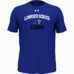 Linwood School Lions UA Youth Team Tech Short Sleeve T-Shirt Front Thumbnail
