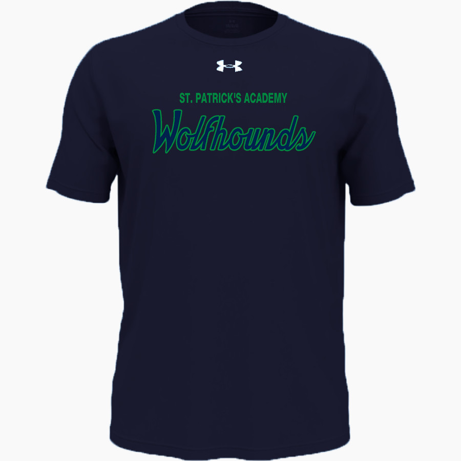 St. Patrick's Academy Wolfhounds <span class="pdp-name-mascot">Great Falls Central Catholic H S Mustangs</span> UA Youth Team Tech Short Sleeve T-Shirt