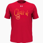 COFFEEVILLE HIGH SCHOOL PIRATES UA Youth Team Tech Short Sleeve T-Shirt Front Thumbnail