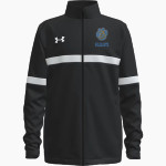 BATH HIGH SCHOOL WILDCATS UA Youth Team Knit Warm-Up Full Zip Jacket Front Thumbnail