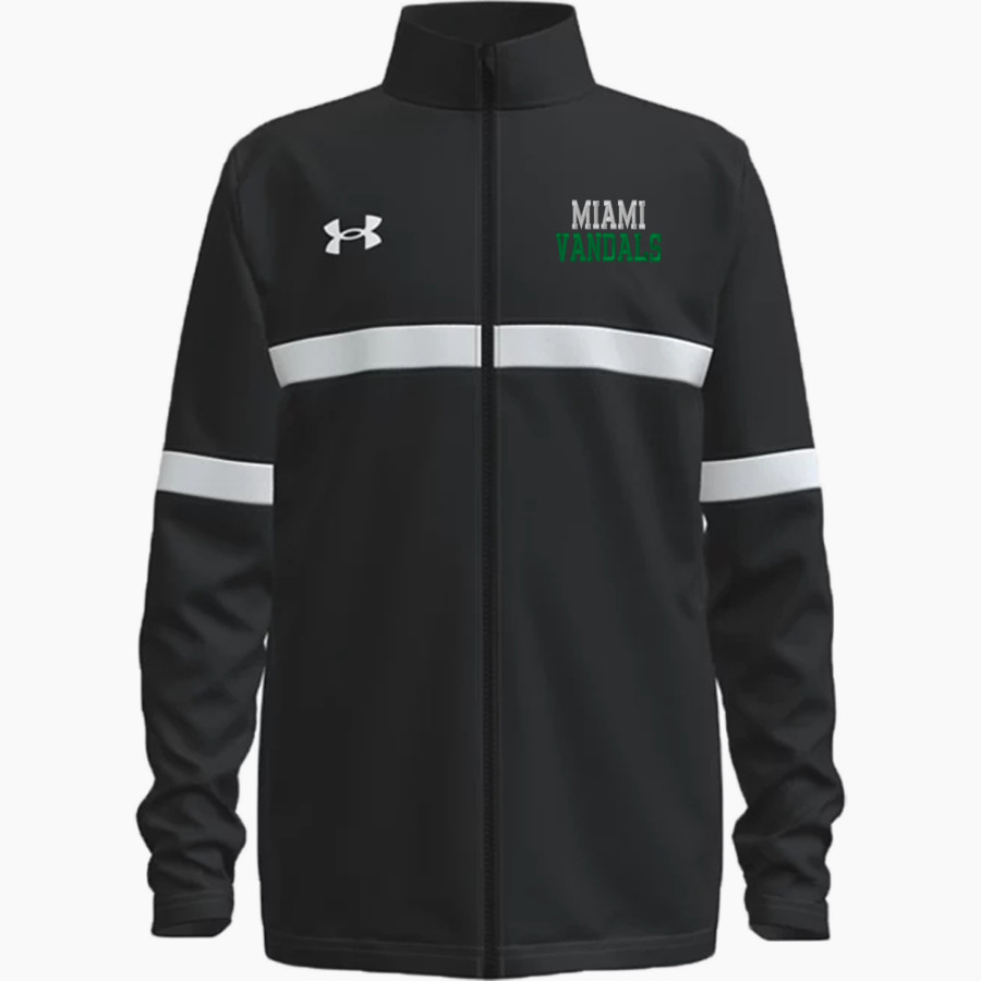 Miami Vandals The Official Online Store UA Youth Team Knit Warm-Up Full Zip Jacket