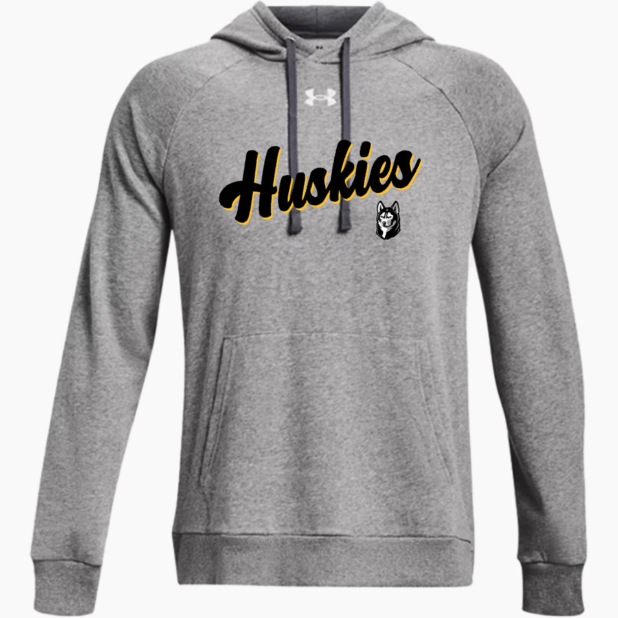 HIGHLAND HIGH SCHOOL HUSKIES UA Men's Rival Fleece Hoodie