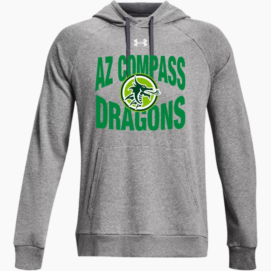AZ Compass DRAGONS UA Men's Rival Fleece Hoodie