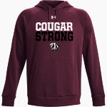 Clary Cougars UA Men's Rival Fleece Hoodie Front Thumbnail