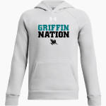 ACADEMY AT PALUMBO HIGH SCHOOL GRIFFINS UA Youth Rival Fleece Hoodie Front Thumbnail