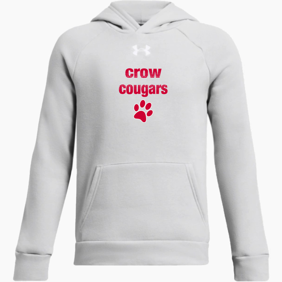 CROW HIGH SCHOOL Cougars Online Store UA Youth Rival Fleece Hoodie
