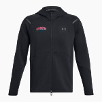 Woodland Wildcats UA Men's Unstoppable Full-Zip Fleece Hoodie Front Thumbnail