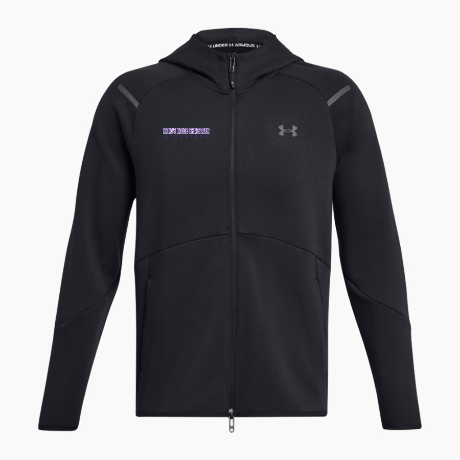 King's Ridge Christian Tigers UA Men's Unstoppable Full-Zip Fleece Hoodie