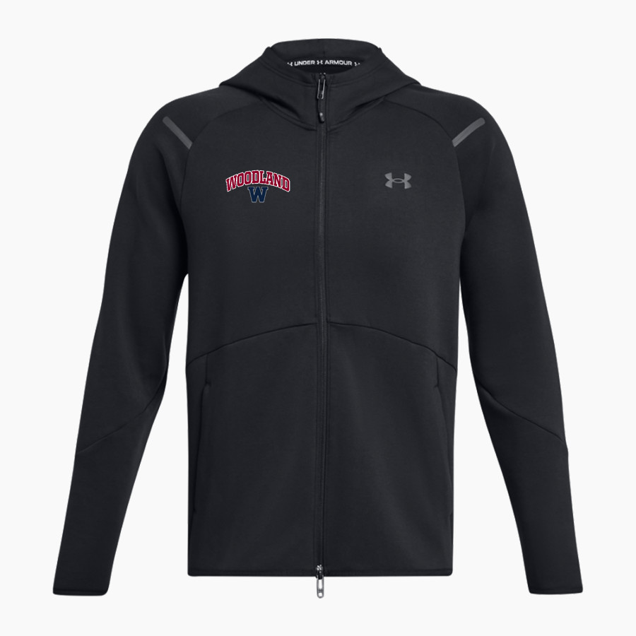 Woodland Wildcats UA Men's Unstoppable Full-Zip Fleece Hoodie