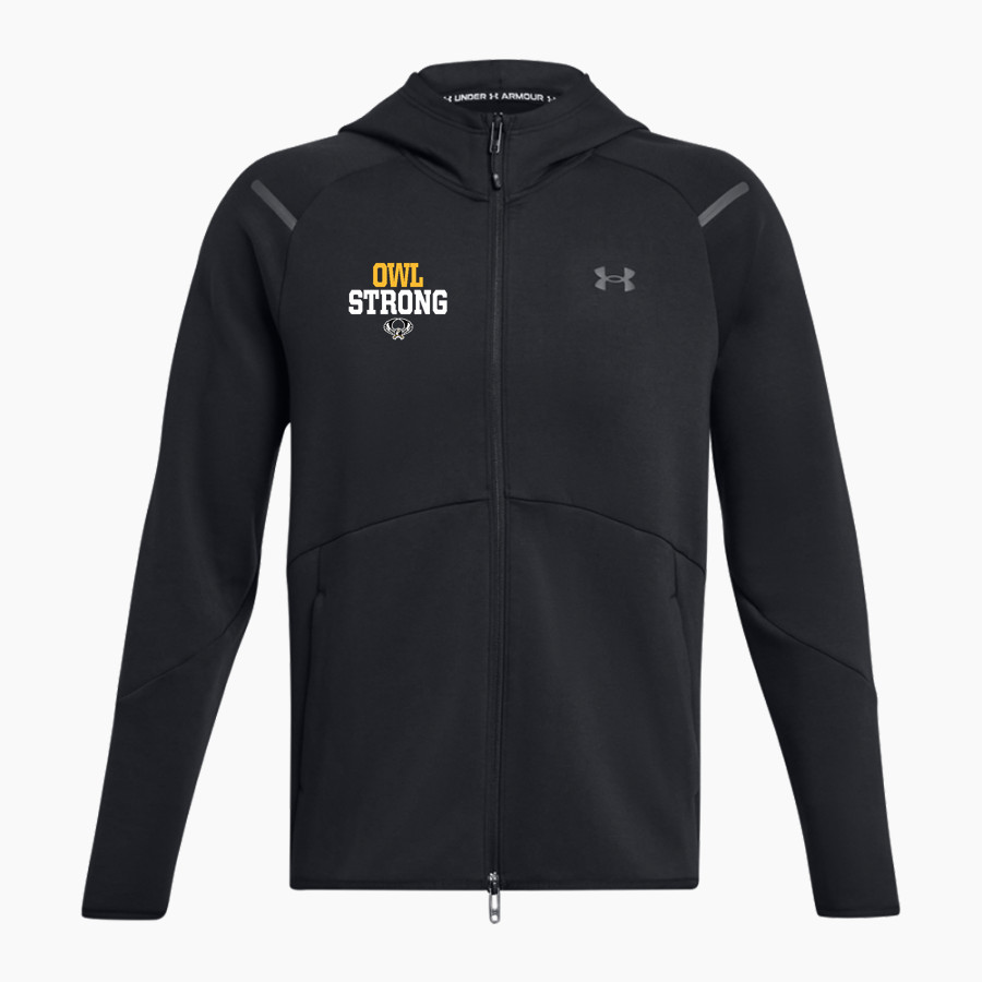 LYNBROOK HIGH SCHOOL OWLS UA Men's Unstoppable Full-Zip Fleece Hoodie