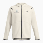 Moravian University Greyhounds <span class="pdp-name-mascot">Moravian University Greyhounds</span> UA Men's Unstoppable Full-Zip Fleece Hoodie Front Thumbnail