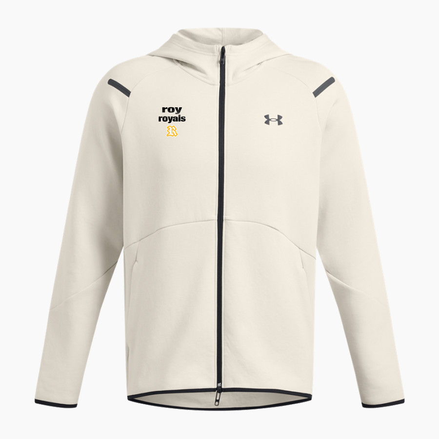ROY HIGH SCHOOL ROYALS <span class="pdp-name-mascot">ROY ROYALS</span> UA Men's Unstoppable Full-Zip Fleece Hoodie