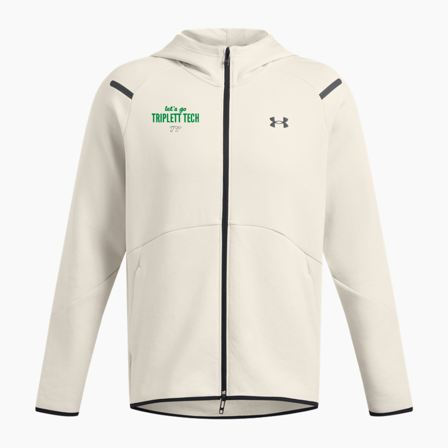 Triplett Tech <span class="pdp-name-mascot">Triplett Business and Technical Institute</span> UA Men's Unstoppable Full-Zip Fleece Hoodie