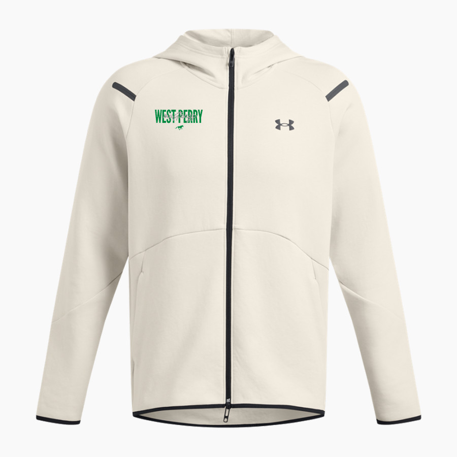 WEST PERRY HIGH SCHOOL MUSTANGS UA Men's Unstoppable Full-Zip Fleece Hoodie